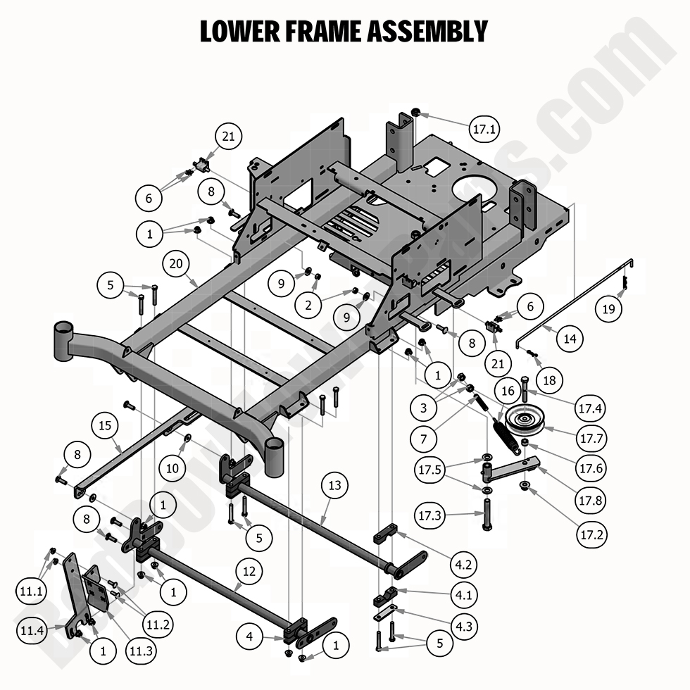 2020 Compact Outlaw - Lower Frame Assembly